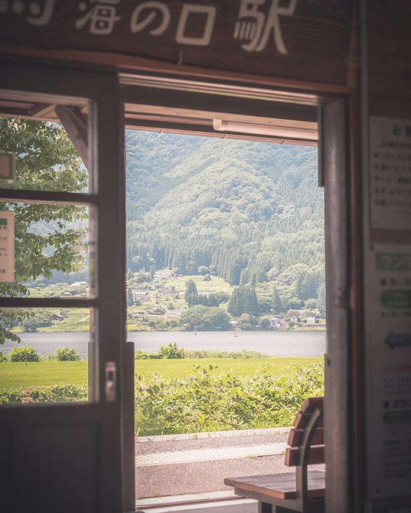 駅舎から見る風景①