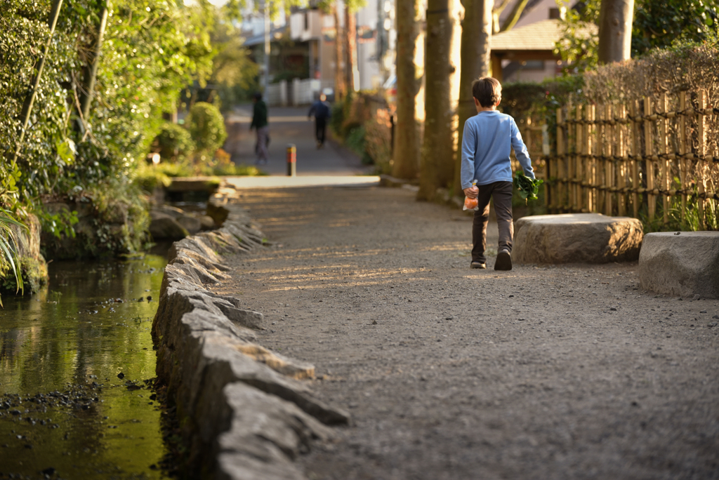 夕暮れの帰り道