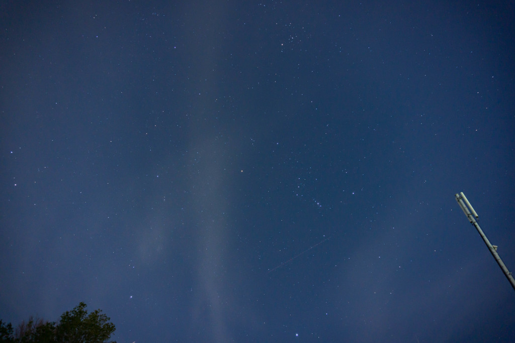 高台からの星空