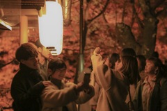 京都清水寺紅葉ライトアップ