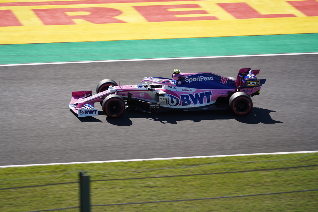 2019Ｆ1日本ＧＰ予選　ストロール　130Ｒにて