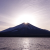 山中湖_沈むダイヤモンド富士②