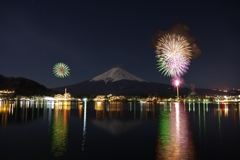 河口湖_冬花火