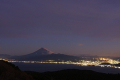 だるま山高原_明け方の富士山