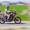 バイク流し撮り