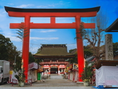大晦日　津島神社にて