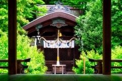 深緑の梨木神社