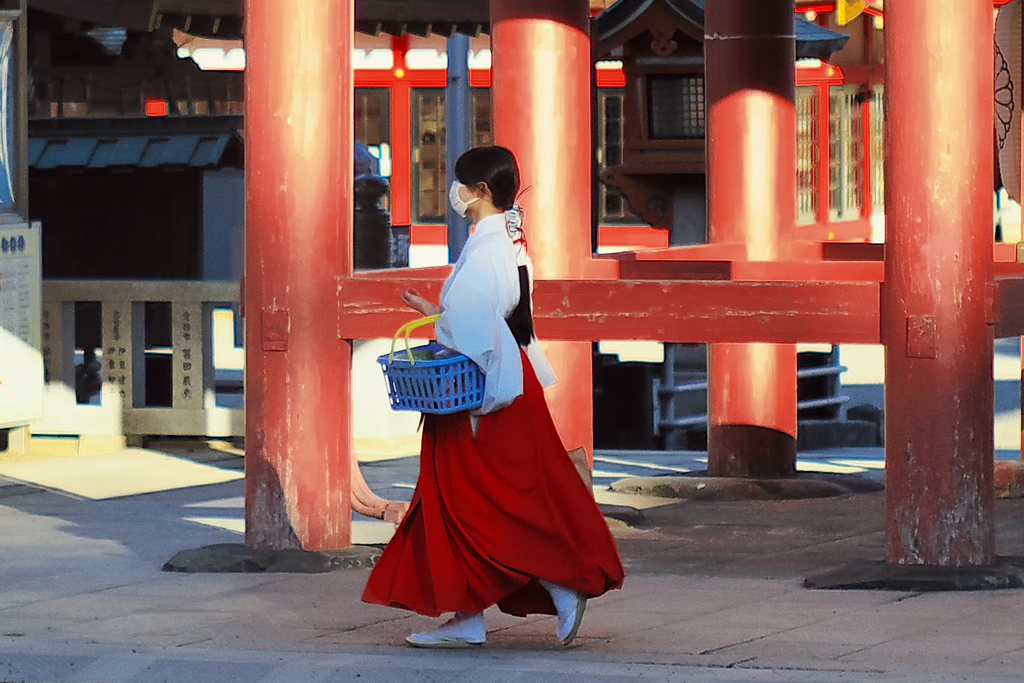 巫女さんは忙しい