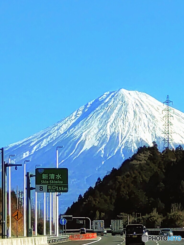 今日の新東名高速道路