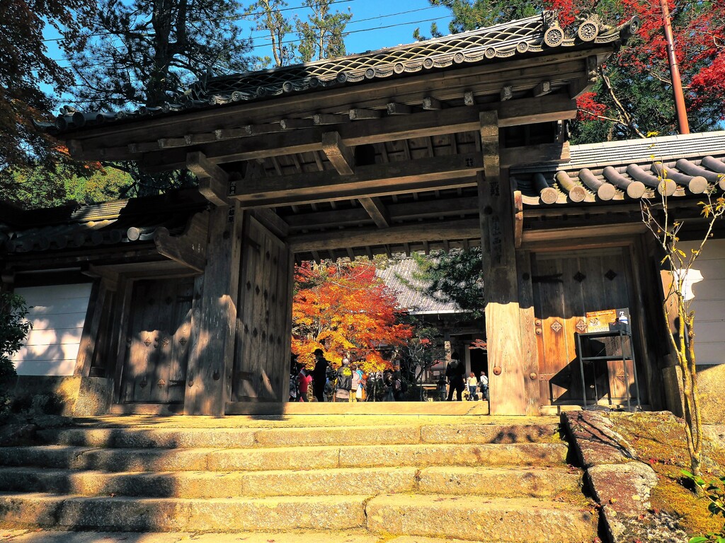 京都 西明寺 山門