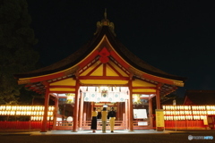 夜参り　津島神社