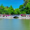 九華公園　桑名城　三の丸堀