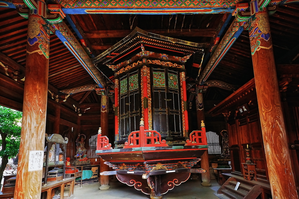 清涼寺  一切経堂