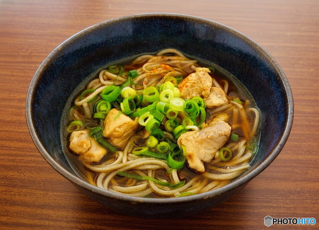 地鶏ねぎ蕎麦
