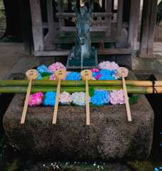 花手水舎