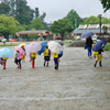 雨の日の下校