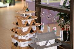 爪楊枝で出来た名古屋城