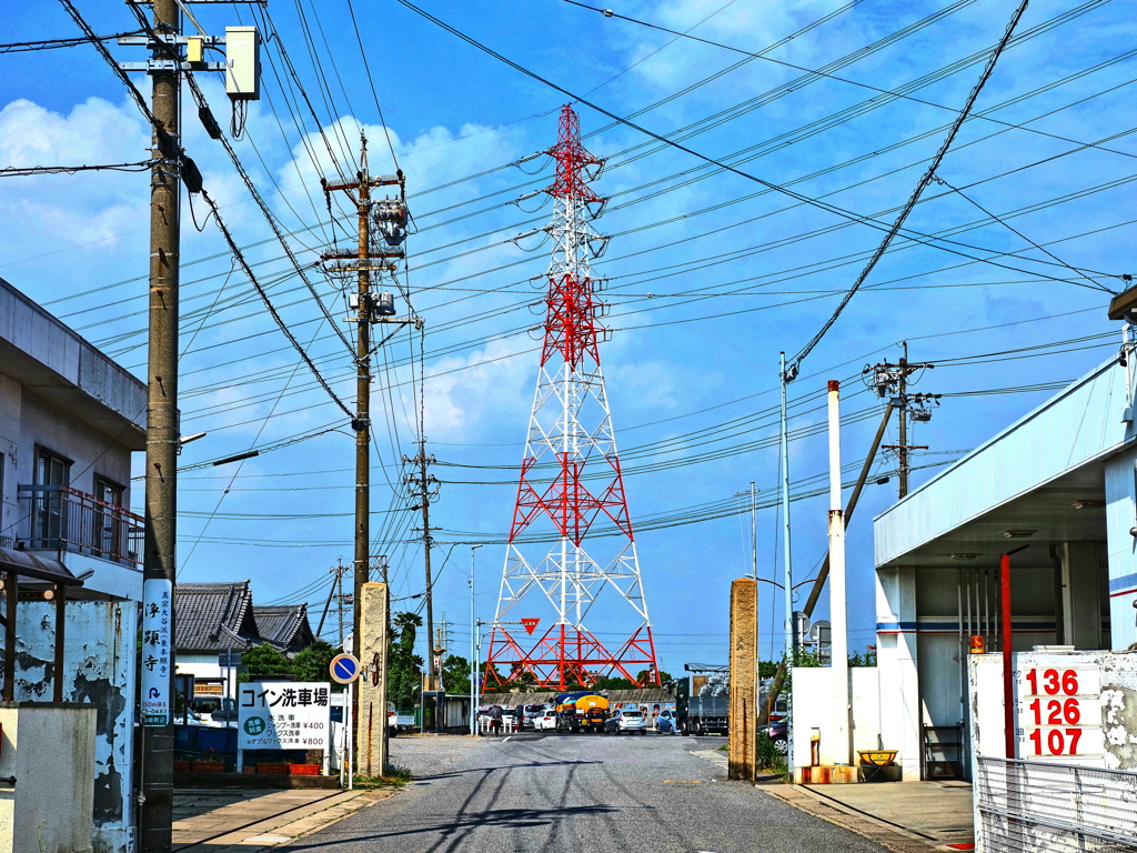 鉄塔 半田 亀崎町界隈 