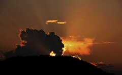 8/10日暮れ UFO!