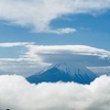 笠雲重そう 富士山