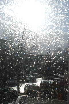 After pouring rain
