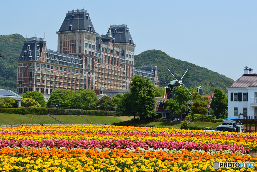 花の有る風景