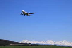 晴天の旭川空港