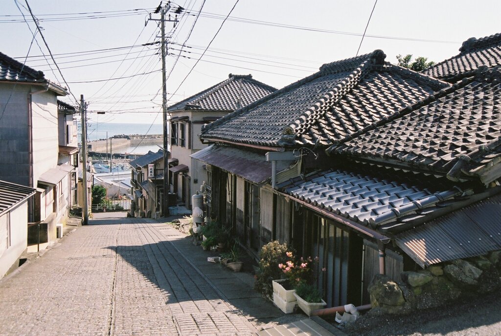 外川の町並み