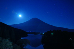 初めての夜富士