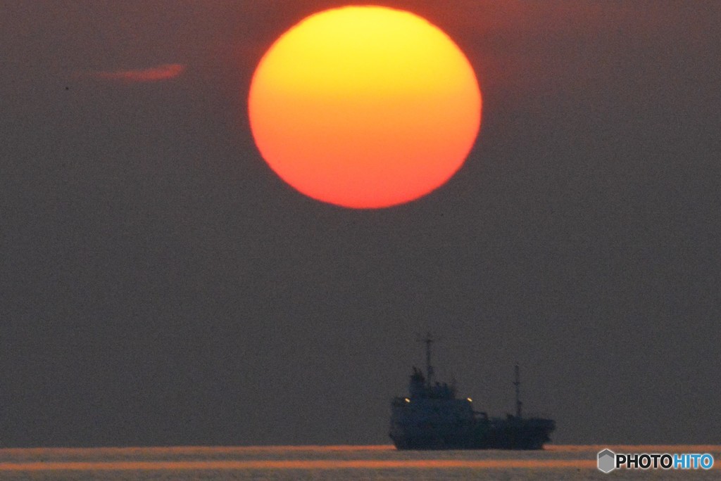 沈む夕日