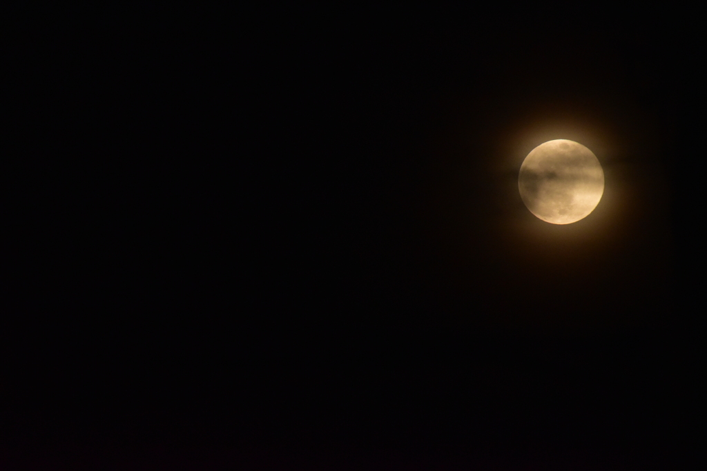 雲とflower moon