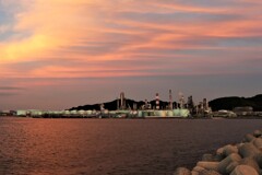夕暮れ