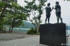 十和田湖　乙女の像