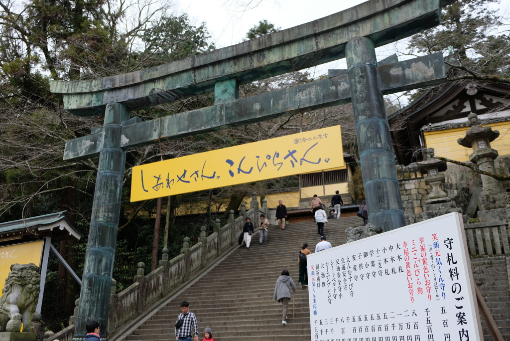 金比羅山　　鳥居