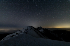 大山の星空