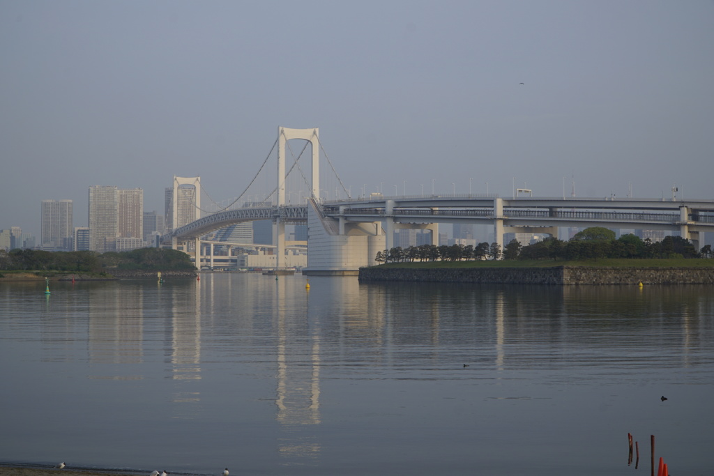 お台場海浜公園から