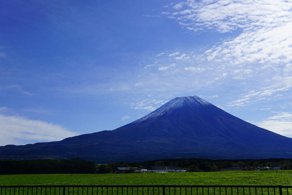 １３９号線から富士山