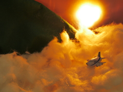 おうちdeフォト｢雲海を飛ぶ｣