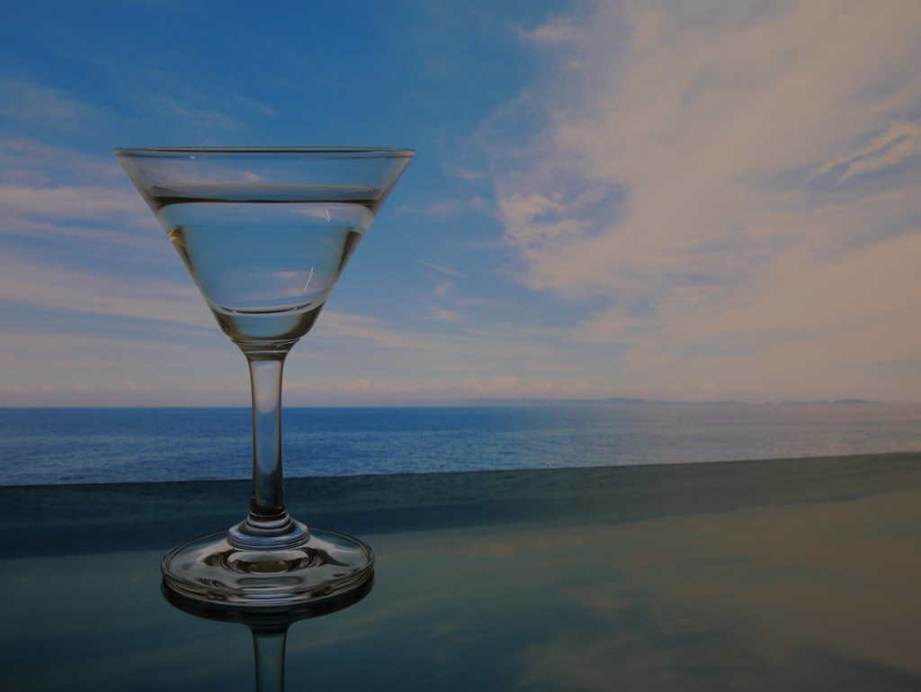 おうちdeフォト「海と空に乾杯」