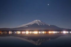 山中湖の富士山