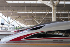 深圳北駅　中国高鉄車両
