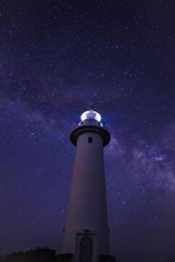 灯台と天の川