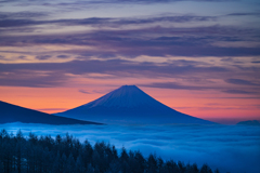 富士山と雲海