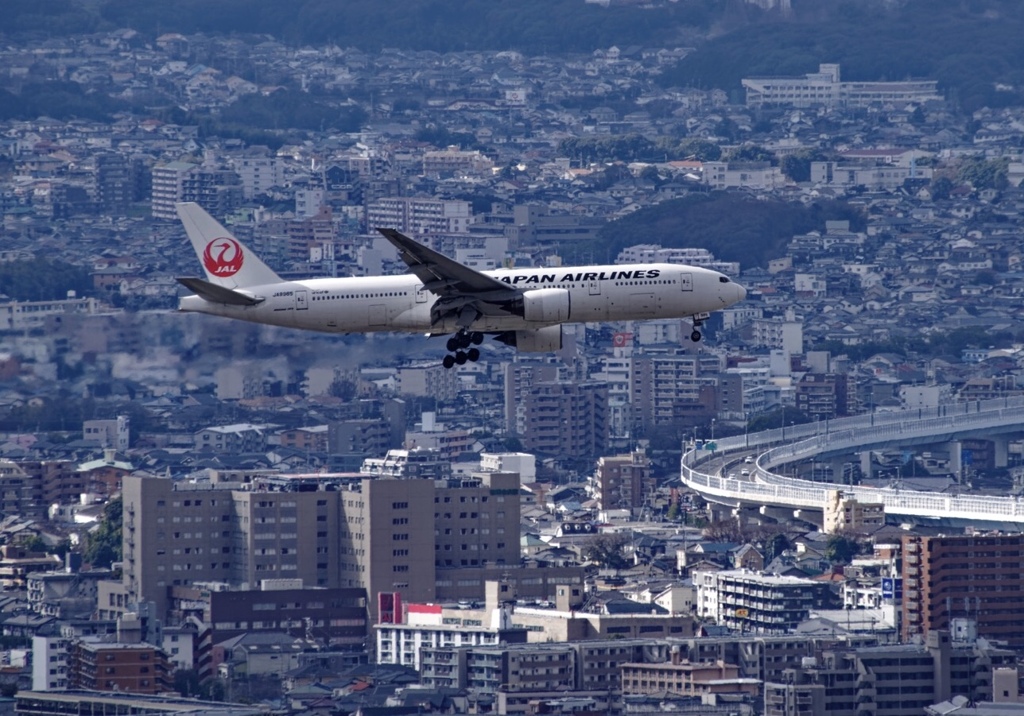 街の上空を