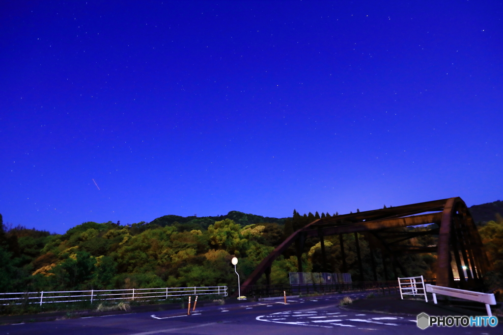 普段の景色7　鉄橋のある風景