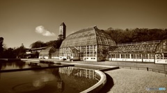 温室の中はポカポカ♪