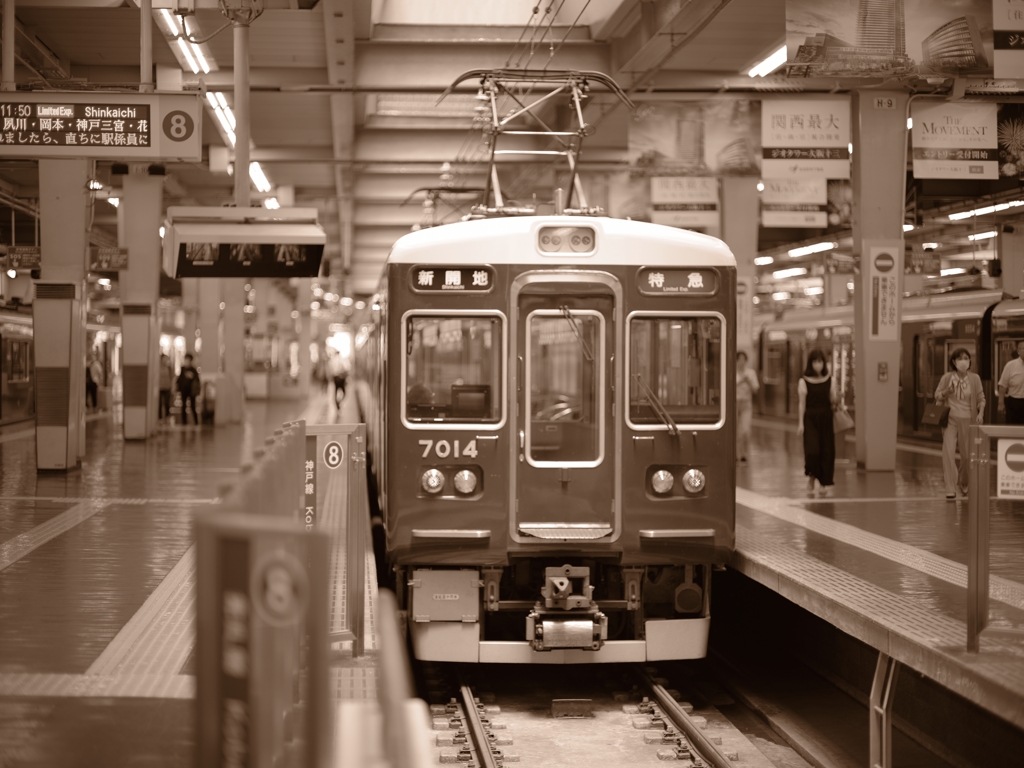 いつかの梅田駅。