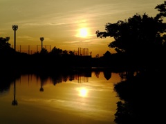 夕陽、のちょっと前