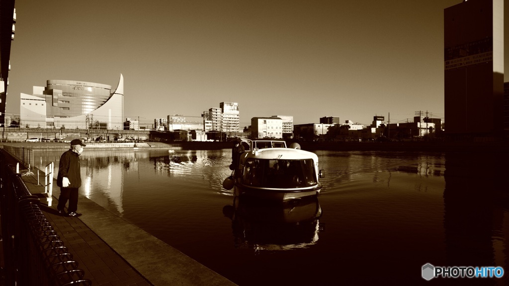 運河のある風景
