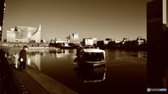 運河のある風景